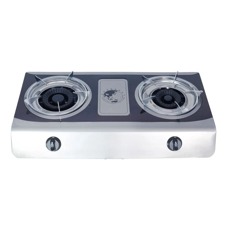 Special Design,gas Stove 2 Burner,stainless Steel Panel (ZG-2069)